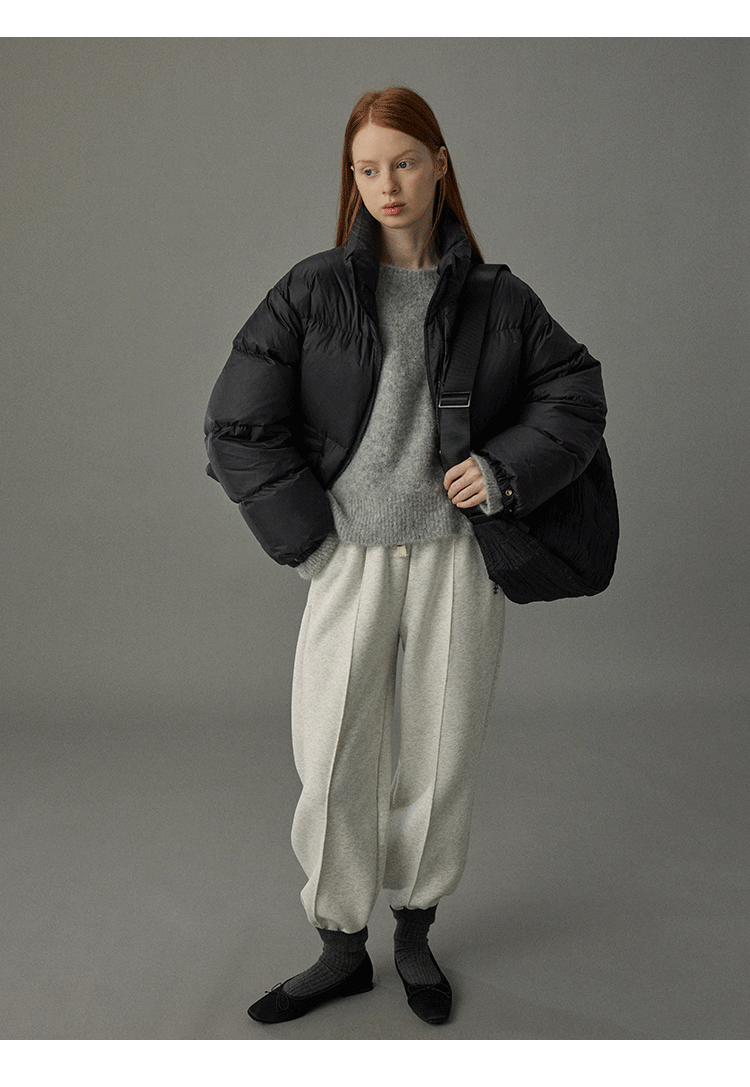 Cotton Jacket, Puffer Coat, Short Women's Outerwear
